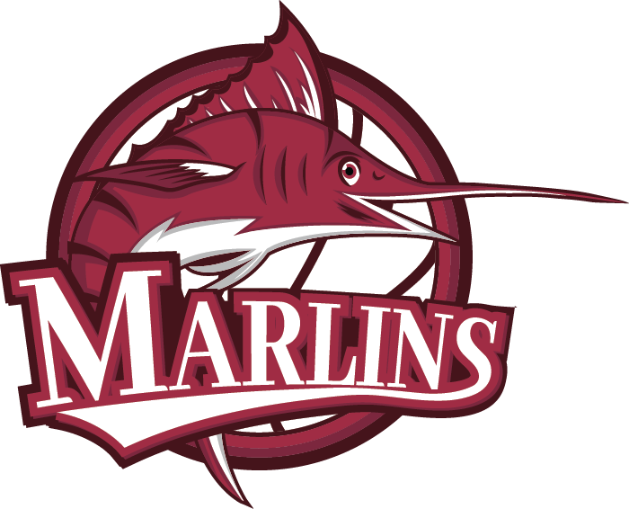 New Logo Who Dis Marlins Baskeball Club 